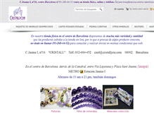 Tablet Screenshot of cristalljoia.com